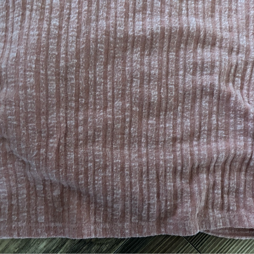 Pink Ribbed Long Sleeve Top - Picture 4 of 5